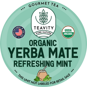 Organic Mint Yerba Mate Tea Pods for Keurig – Refreshing Herbal Energy Blend