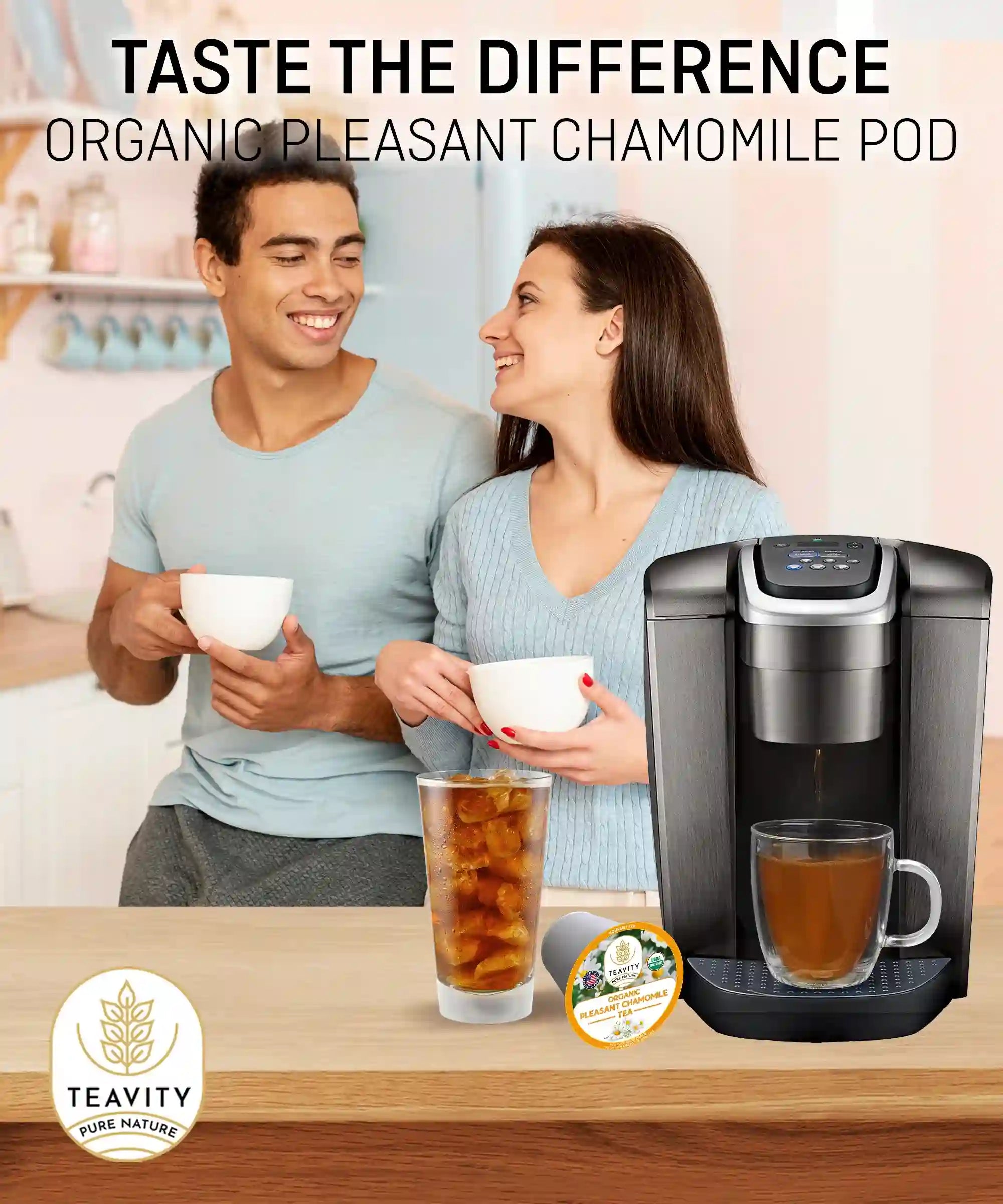 Organic Pleasant Chamomile Tea, Taste the different Teavity