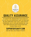 Quality assurance guarantee for organic tea k cup pods - Teavity