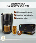 Organic Roasted Yerba Mate Tea Pods brewing guide for Keurig compatible single serve brewers