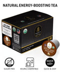 Sugar-free Teavity organic roasted yerba mate energy tea pods, Keurig compatible