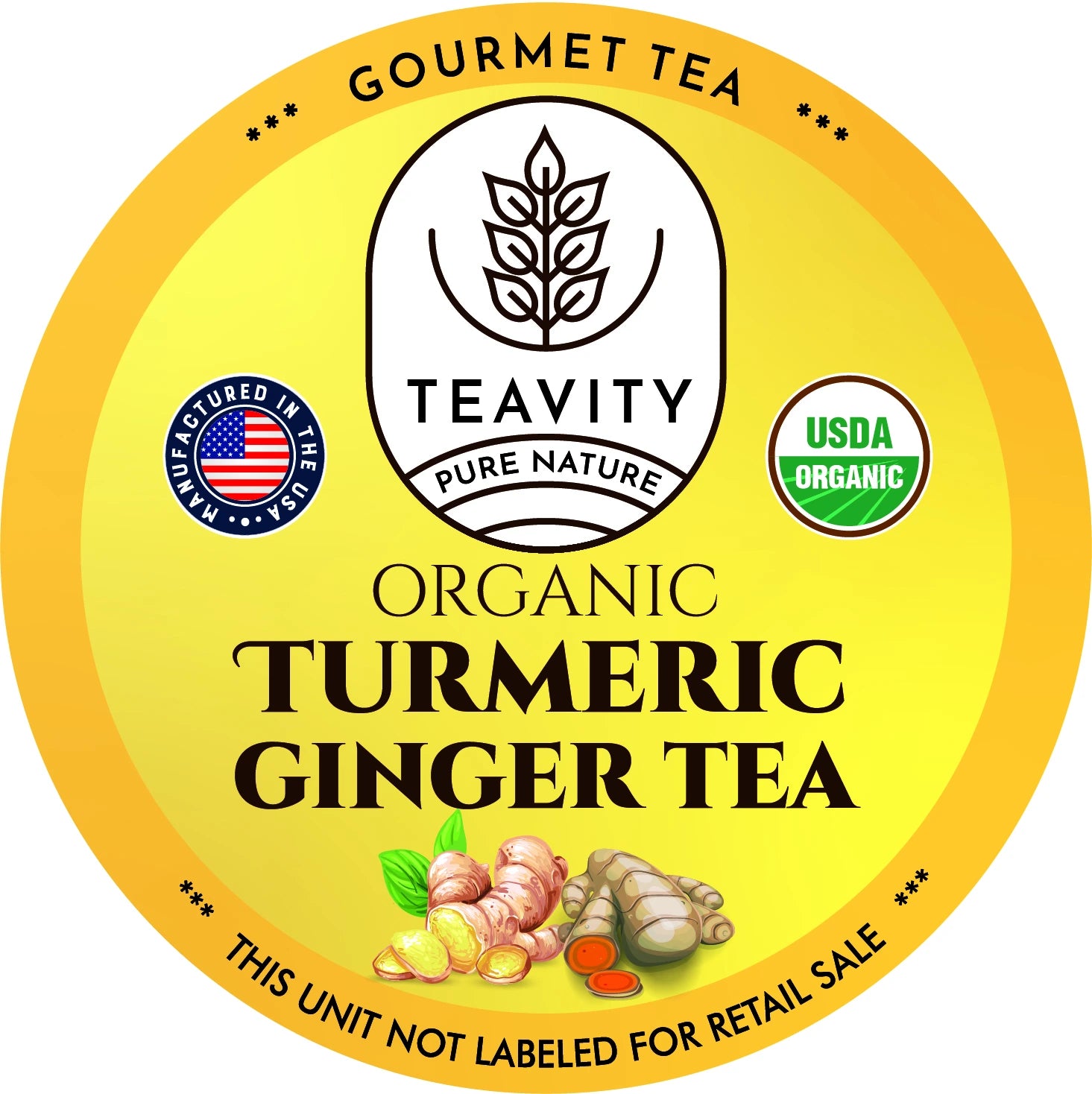 Organic Turmeric Ginger Tea