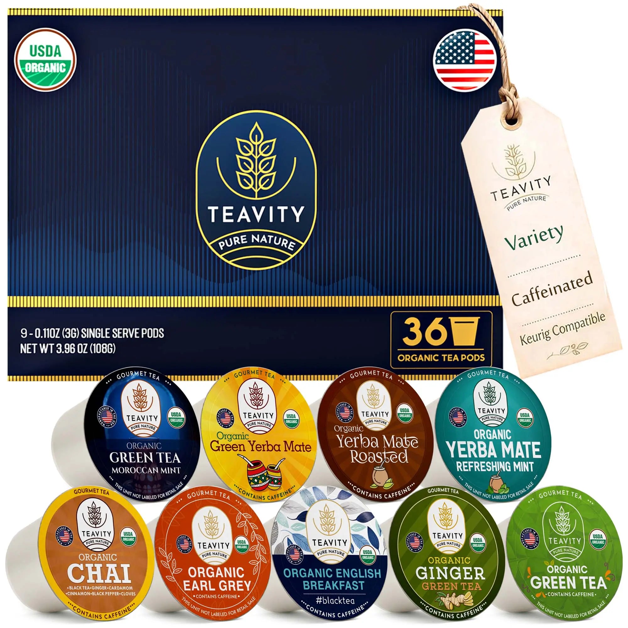 variety pack tea pods
