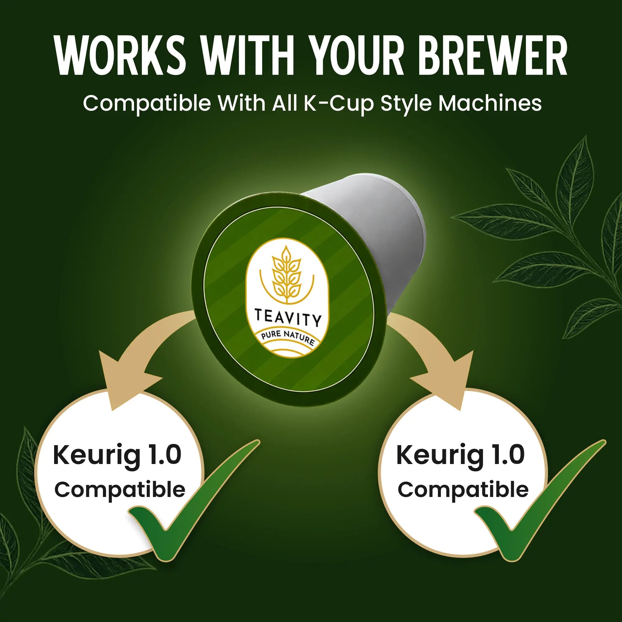 tea pods for keurig compatible brewers