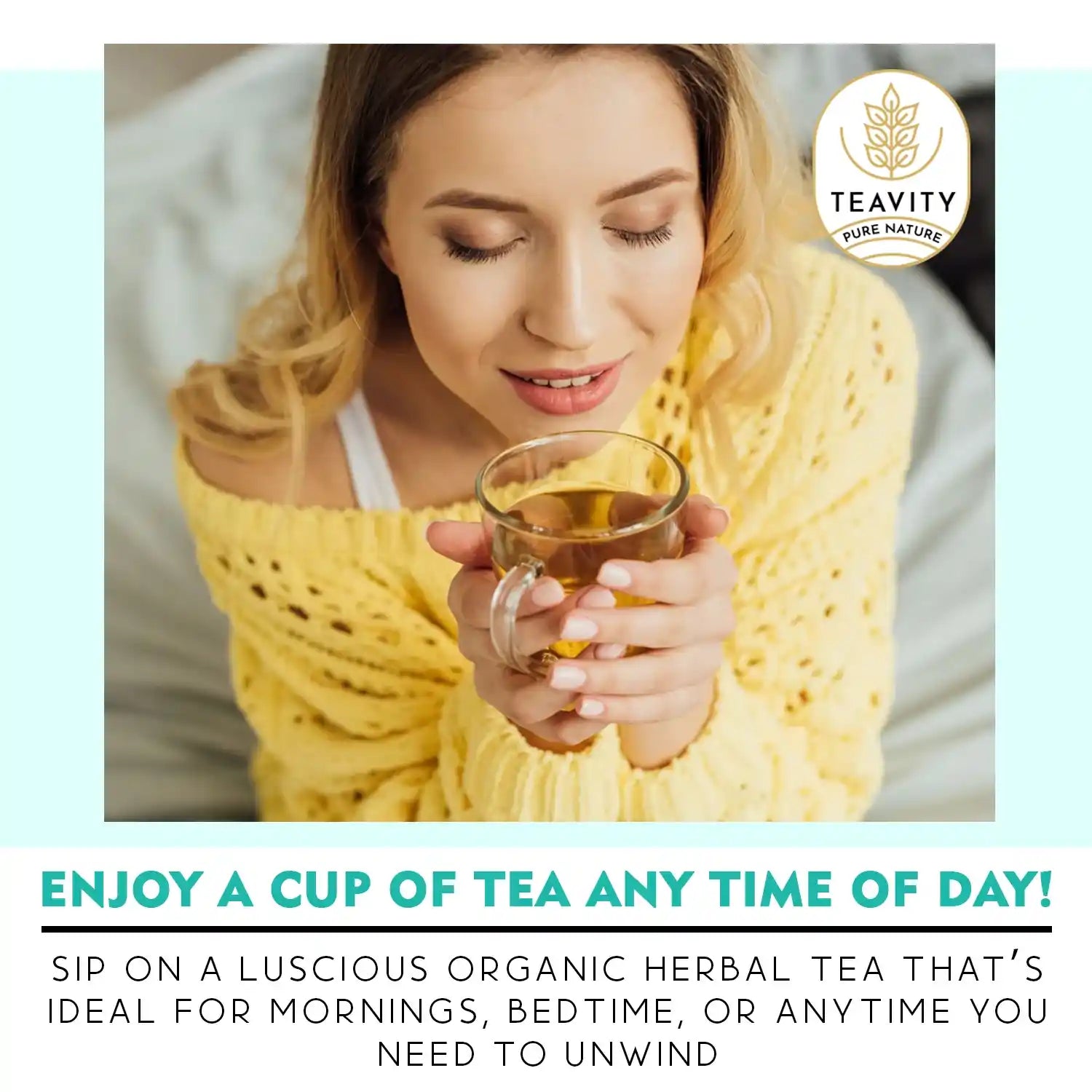 Enjoy a cup of tea any time of day from Teavity
