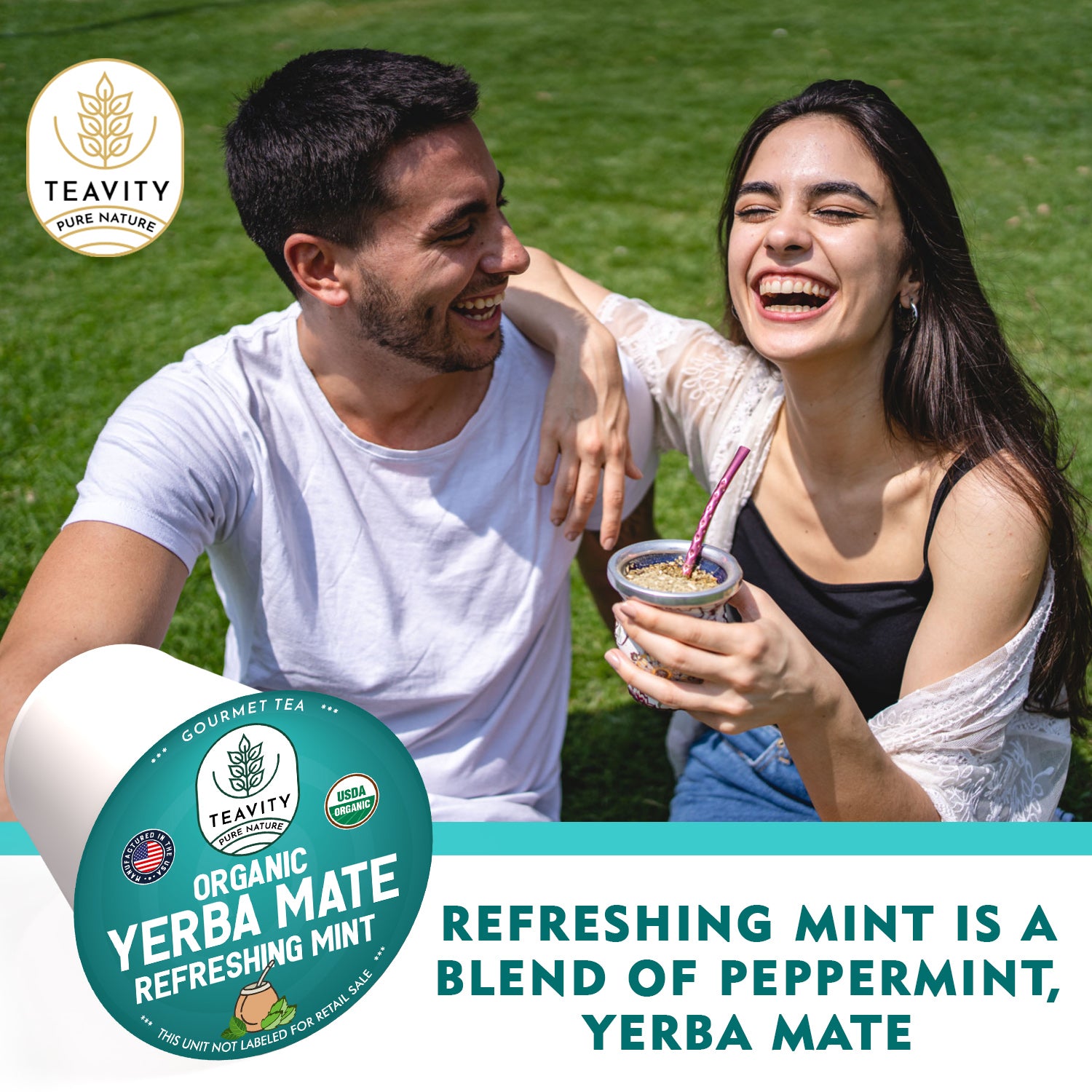 Organic Yerba Mate Refreshing Mint