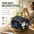 Your daily wellness ritual, Teavity Organic Ginger Green Tea 36 count box