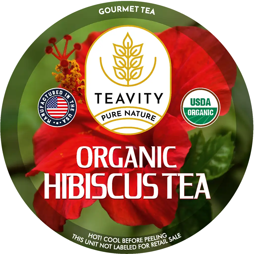 Organic Hibiscus Tea Logo - Teavity