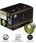 Teavity organic ginger green tea pods box, sugar free Keurig compatible 12 count