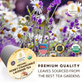 Teavity Organic Honey Chamomile & Lavender Tea Pods, Premium quality leaves