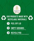 Teavity Organic moringa green tea made with recyclable materials